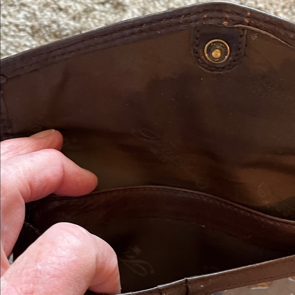 Fossil Dark Brown Leather Wallet - Picture 6 of 9